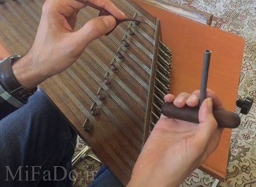 استفاده از تیونر برای کوک سنتور